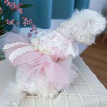 Pet Princess Dress, Tulle Patchwork Costume Festival Party Styling Accessories For Dog Cat