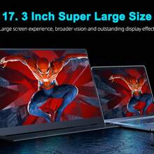 Uperfect Tragbarer montior 17,3" Gaming-Monitor – QHD 2K, 144Hz, IPS, 1000:1, 100% sRGB, VESA-kompatibel-1