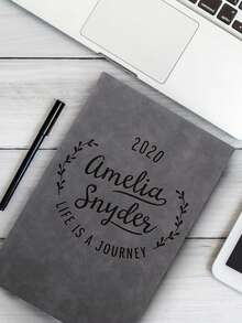 Personalized Leather Journal, Journals And Notebooks For Women, Custom Journal Notebook, Men Journals, Gift For Her, Writer Gift, School Supplies,Back To School - Multicolor - View 3