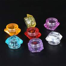 5 borcane pentru cremă cu diamant, recipiente pentru machiaj, cutii pentru mostre, sticle pentru cremă de ochi