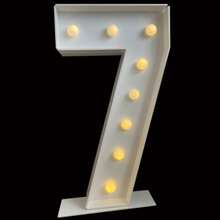 27.56/39.4 Inch Lighted KT Board Mosaic Numbers 0-9 Frame, Suitable For Wedding, Birthday, Graduation Ceremony DIY Assembly, Christmas, Easter, New Year Holiday Decoration (Bulb Components Included, Batteries And Hot Melt Gun Not Included) - White - View 17