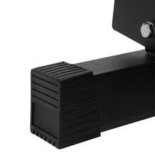 3 - Tier Vertical Hex Dumbbell Rack Storage Stand - Wide Design For Home Gym Fitness - Black - View 5