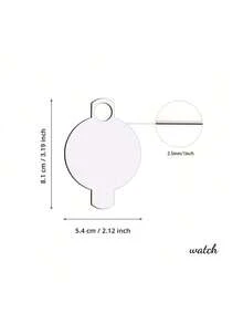 40 盎司史丹利 () 杯子铭牌，40 盎司铭牌，亚克力铭牌，个性化空白铭牌，与史丹利 () 玻璃杯盖配件兼容，返校季 - 彩色 - 查看 6