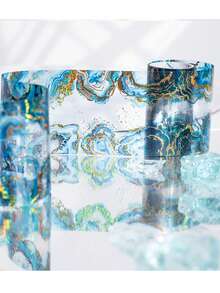 1 pieza de Cinta adhesiva decorativa tipo vintage con cristal, para acuario, de 6.5 cm x 2M, excelente para abastecimientos de diario de balas, arte, scrapbook, manualidades DIY, planificadores, 6 diseños para elegir, de vuelta a la escuela - Multicolor - Ver 6