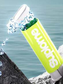 1pc Creative Prank Toy Water Gun Lighter Shaped Mini Squirt Gun, Funny Gag Gift!
