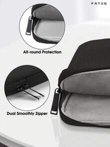 FATES 笔记本电脑内胆包 适用于 11/12/13.3/14/15/15.3/15.6/16 英寸 Air/Pro/iPad/Surface HP 电脑包配件 涤纶保护套 带口袋 - 彩色 - 查看 8