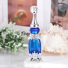 Bouteille de parfum de luxe haut de gamme 30 ml, bouteille de décoration de parfum en alliage métallique et en verre, bouteille d'huile essentielle