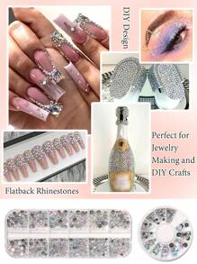 22-Piece Manicure Set: Nail Lamp, Nail Grinder, Nail Art Pens, Dotting Pen, Nail Jewelry, Finger Separators, Cuticle Pushers, Cuticle Nipper, Metallic Nail Lines, Nail Brushes