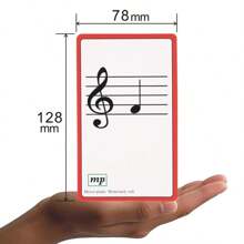 50-Piece High-Quality Music Flashcards Set, Suitable For Beginner Musicians, Music Reading And Terminology Study, Ideal For Adult Piano Learners, Piano Study Note Cards, Great For Educators To Use