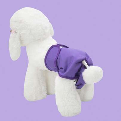 1 قطعة حفاضات قماشية قابلة لإعادة الاستخدام للكلاب الإناث، حفاضات كلاب إناث صغيرة عالية الامتصاصية للشبق والسلس البولي والتدريب على الجراء