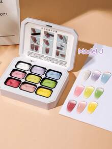 AiFer 9 Colors High Saturation Semi-Solid Gel Nail Polish, Suitable For Nail Salons, Special Supply Nails - Multicolor - View 6