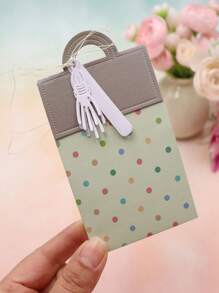 1-Piece Gift Box Style Metal Cutting Die Scrapbook Cutting Mold Suitable For Card Making DIY Production Holiday Card Album Making Craft Decorations.