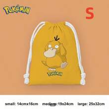 pokemon Pokemon Drawstring Pouch Featuring Pikachu And - Cute Storage Bag For Party Favors, Travel And Daily Use, Perfect For Fans
