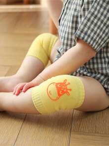 1 对卡通新生儿护膝，防滑透气