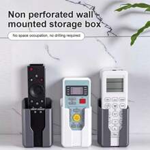 1 Wireless Remote Control Brackets, Orderly Organizer, Air Conditioning Storage Box, Non Drilling Wall Bracket