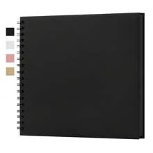 Álbum de recortes DIY de 7 * 7 pulgadas / 8 x 8 pulgadas / 10 x 10 pulgadas con 40 páginas / 20 hojas, tapa dura de papel kraft, álbum de fotos y libro de recuerdos para bodas, aniversarios y familia