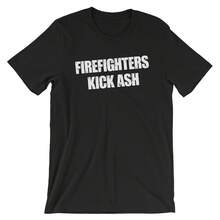 Bomberos Kick Ash, Camisa De Bomberos, Camisa De Voluntario De Fuego,  Bombero, Esposa De Bomberos, Bomberos, Bomberos En Vivo, Regalo De BomberosWo's 220g Thick Cotton T-Shirt With Butterfly Print Pattern, Suitable For Girls And Wo's Short Sved Round Neck Inspirational Shirt, Cute Aesthetic Y2K Style Summer Top, Suitable For Outdoor, Family, Work Or Street Wear Casual Loose Daily T-Shirt - Black - View 1