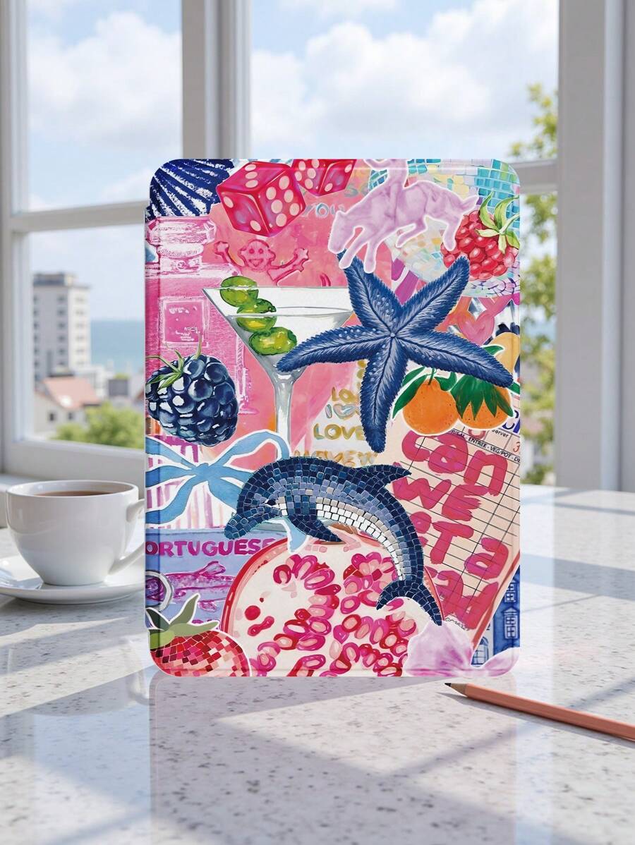 Ayotu Funda para Kindle tipo verano, compatible con Kindle Paperwhite 11th Gen 2021/Kindle (11th Generation-2024 Release)/Kindle Paperwhite 12th Gen 2024, con función de encendido/apagado automático