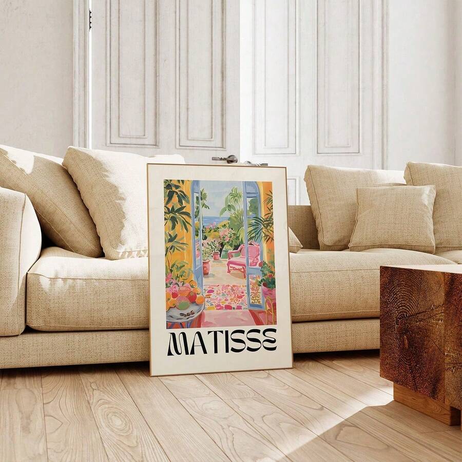 1pc Henri Matisse In Aesthetic Matisse Poster Cho Triển Lãm Phòng Trưng Bày Nghệ Thuật Tối Giản Tranh Canvas Trang Trí Trang Trí Nhà Phòng Nghệ Thuật Trang Trí Nghệ Thuật Treo Tường Khung Tùy Chọn - Nhiều màu - Xem 1
