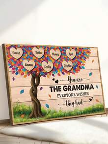 1 Style - You Are The Grandma Everyone Wishes They Had - Personalized Customized Canvas Wall Art Home Decoration Mother's Day Decor, Artwork Wall Painting For Gift,Bathroom, Bedroom, Living Room - As Shown - View 9