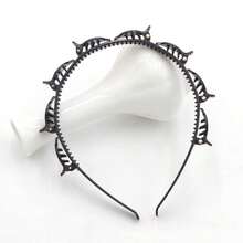 1 件多层空心编织头带，双层刘海发夹头饰，发饰，编织夹，细发带，女士发夹，适合情侣、恋人、家庭成员的礼物