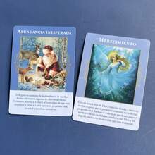 Angels Of Abundance Oracle Cards - 44-Card Deck, Spanish Version - Pink - View 4