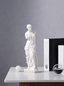 1 Stück Harz nordische Kunst Statue der Venus mit gebrochenem Arm, geeignet für Studierzimmer, Wohnzimmer, Schlafzimmer, Bürotisch, Bücherregal, TV-Schrank, Weinschrank, handwerkliche Heimdekoration