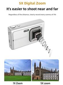 Simple Atmospheric Digital Camera Pocket Video Vlog Shooting CCD Camera Entry-Level Photography Tool Students Christmas Gift