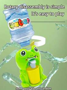Distributeur d'eau miniature jouet pour enfants avec bec simple/double, peut contenir du jus et des boissons, appareil ménager de jeu de rôle réaliste de type dessin animé, machine à boisson avec simulation de pression de l'eau pour garçons et filles