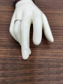 1 szt. Stojak na biżuterię w kształcie dłoni, biały kreatywny stojak na biżuterię do użytku domowego, prezent na lato, konieczność dla kobiet, organizer do przechowywania, prezent, podróż, powrót do szkoły