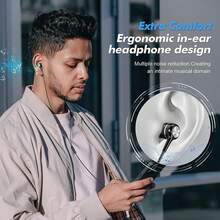 Auriculares con cable tipo C, auriculares con cable USB C para llamadas y música, auriculares estéreo con graves para dispositivos electrónicos - Tipo C - Ver 7