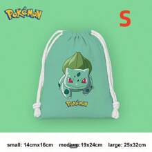 pokemon Pokemon Drawstring Pouch Featuring Pikachu And - Cute Storage Bag For Party Favors, Travel And Daily Use, Perfect For Fans