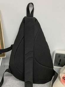 Small Crossbody Bag, Shoulder Bag, Chest Bag, Summer Style - Black - View 5