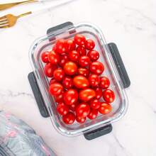 12 Pack Glass Food Storage Containers, Glass Meal Prep Containers With Airtight Lids, Dishwasher Safe - Gray Blue - View 6