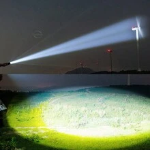 Baseball Bat LED Flashlight AluminumAlloy Focusable Zoomable Super Bright Self Defense Mace Light Tactical Baton Emergency Torch - Black - View 10