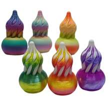 New 2025 3D Printed Gourd Spin Toy, Pressure Relief Spiral Rotational Structure , Birthday Gift, Christmas Gift, Holiday Present