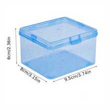 1pc Multi-Functional Flip-Top Storage Box, Suitable For Jewelry, Cosmetics, Samples, Small Tools Etc. Dust-Proof Storage Box, Modern Design, Plastic Household Organizer, Desktop Display Storage, Sample Box - Multicolor - View 3