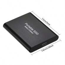 Disque SSD portable 30 To Original Disque dur USB3.1 Disque dur haute vitesse Type-C Disque SSD unicolore 30 To Disque SSD externe pour téléphone/ordinateur portable/PC