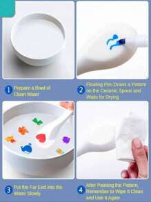 8/12pcs Magical Water Painting Pen Set With Large Capacity Pen And Spoon,Colorful Markers For Whiteboard Drawing