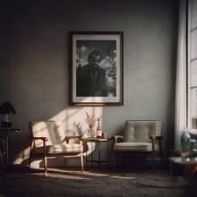 WB 1pc Unframed, Joker Chicago Poster, Vintage Black And White Joker Print, Authentic Pop Art Wall Art, Original Comics Photography, Pop Culture - Multicolor - View 4