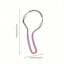 One-Piece Facial Hair Remover For Women, Suitable For Removing Fine Hairs, Peach Fuzz, Mustaches, And Lip Hair. - 粉色 - 查看 5