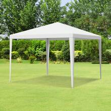 Carpa de 10'x10' Carpa para fiestas, bodas, gazebos, barbacoas y eventos con paredes laterales extraíbles - 1 - Ver 7