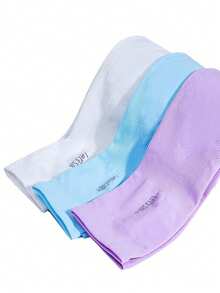 1 件/1 对男女通用标准尺寸冰丝防晒臂套，防紫外线户外运动袖套 - 彩色 - 查看 5