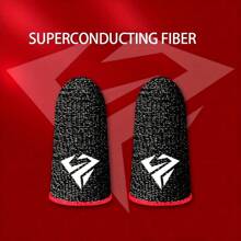 Pair With Box Finger Sleeve Game, Player Thumb Sleeve Finger Gloves Mobile Game Accessories Anti-Sweat Breathable Seamless Touch Screen Anti-Sweat Exquisite Cartoon Pattern Finger Sleeve Comfortably And Precisely Enhance Your Gaming Experience