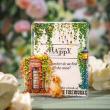 have a good day 1pc 16pcs/Pack Vine & Architecture Theme Sticker Book, Aesthetic Style Scrapbook Stickers, DIY Collage Card Materials, Personalized Notebook Handmade Journal Art Decoration, Office & School Supplies - View 9