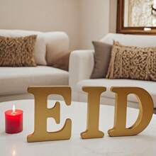 5.91-Inch (15 Cm) Black Wooden Letters Unfinished Wooden Letters, For Wall Decoration, Decorative Standing Letter Slices, Sign Decoration, For Handicrafts, Family Gathering Projects Home Decor Christmas Decorations Room Decor Christmas