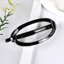 1/4pcs New Simple And Elegant Oval Hair Clip For Women With High-End Back-Of-The-Head Twist Clip Large Plate Hair With Multiple Hair Accessories