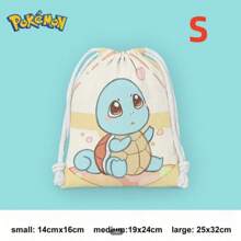 pokemon Pokemon Drawstring Pouch Featuring Pikachu And - Cute Storage Bag For Party Favors, Travel And Daily Use, Perfect For Fans
