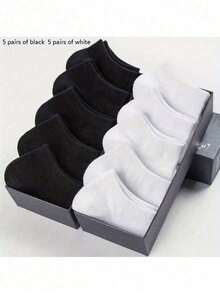 4pcs/5pcs/12pcs Pack Comfortable Ankle Socks, Set Of Regular Ankle Socks, Women Sock Packs With Lettered Jacquard Ribbing - Multicolor - View 4