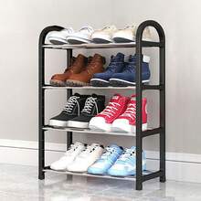 1 sapateira de camada única e multicamadas, prateleira de armazenamento multifuncional de grande capacidade, economiza espaço, organização de itens diversos e armazenamento de botas, para colocação em corredores, armários, salas de estar, quartos, armários de armazenamento, acessórios de quarto, sapateiras pequenas, caixas de sapatos em armários, sapatos, prateleiras de parede, sala de estar, armazenamento de sapatos, prateleiras, caixas de armazenamento de sapatos, prateleiras de canto